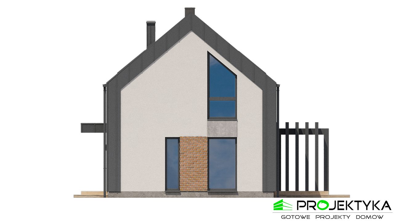 Elewacja B domu 97,96 m²