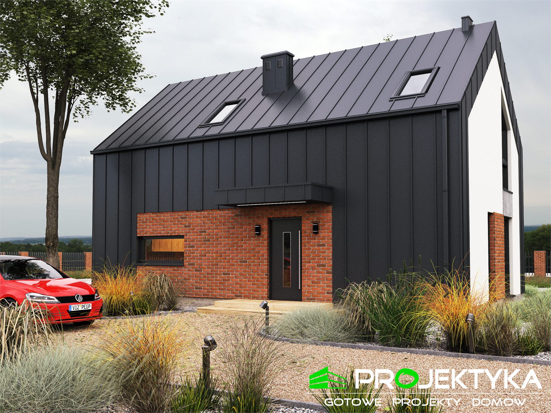 Wizualizacja domu 97,96 m² - ujęcie 2