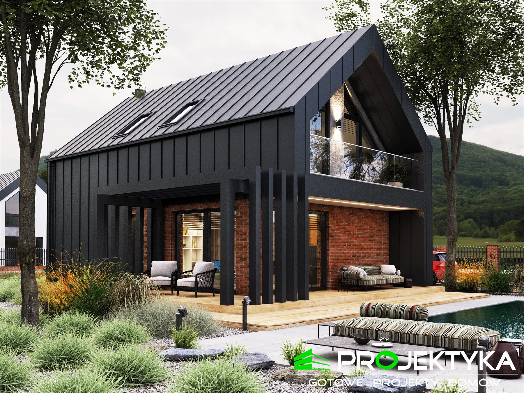 Wizualizacja domu 97,96 m² - ujęcie 3