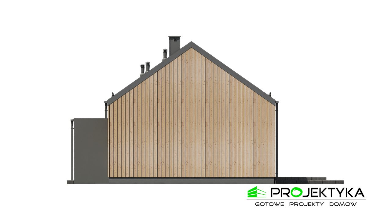Elewacja B projektu 84,2 m²