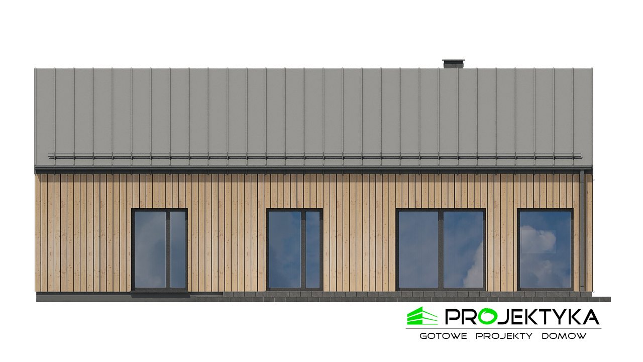 Elewacja C projektu 84,2 m²