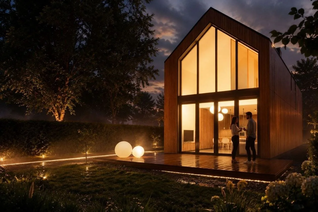 Widok zewnętrzny projektu domu całorocznego 114,5 m²